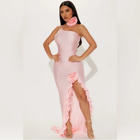 Fashion Nova | Dresses | Fashion Nova Pink Ruffle Dress | Poshmark Fashion Nova | Dresses | Fashion Nova Pink Ruffle Dress | Poshmark
